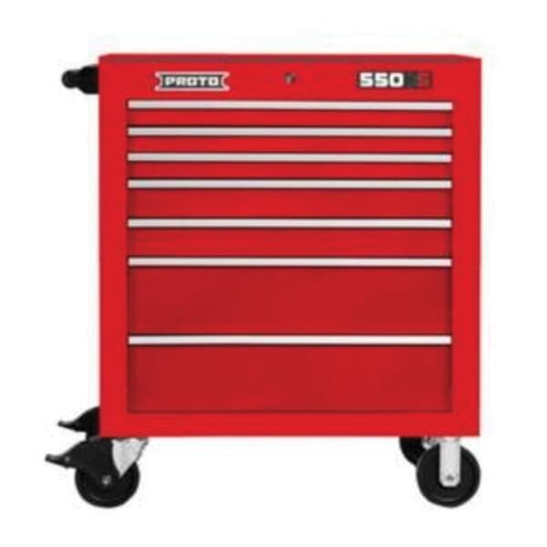 Proto J553441-7RD 550S Heavy Duty Roller Cabinet, 41 in H x 34 in W x 25-1/4 in D