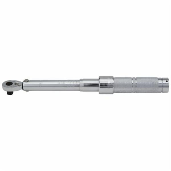 Proto J6006NMC Micrometer Torque Wrench, 3/8 in Drive, 16 to 80 ft-lb, Ratcheting Head, 0.5 ft-lb Graduation, 15-1/2 in OAL, ASME B107.300-2010