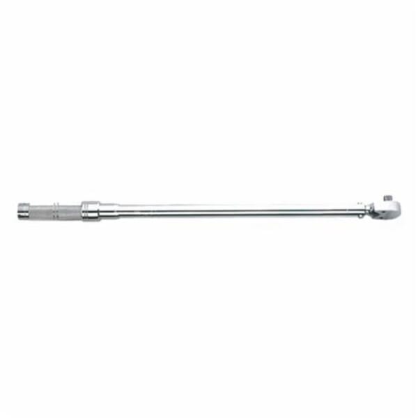 Proto J6012C C Series Micrometer Torque Wrench, 3/8 in Drive, 20 to 100 ft-lb, Ratcheting Head, 0.5 ft-lb Graduation, 17 in OAL, ASME B107.14M