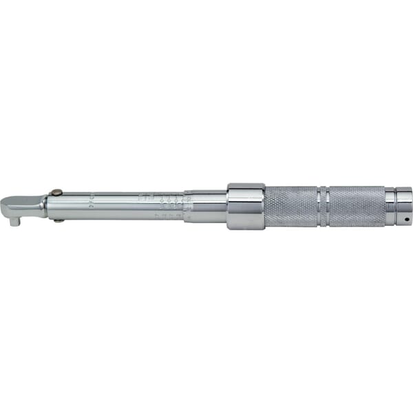 Proto J6063CXCERT CXCERT Micrometer Torque Wrench, 3/8 in Drive, Fixed Head, 40 to 200 in-lb, 1 in-lb, 11-45/64 in OAL
