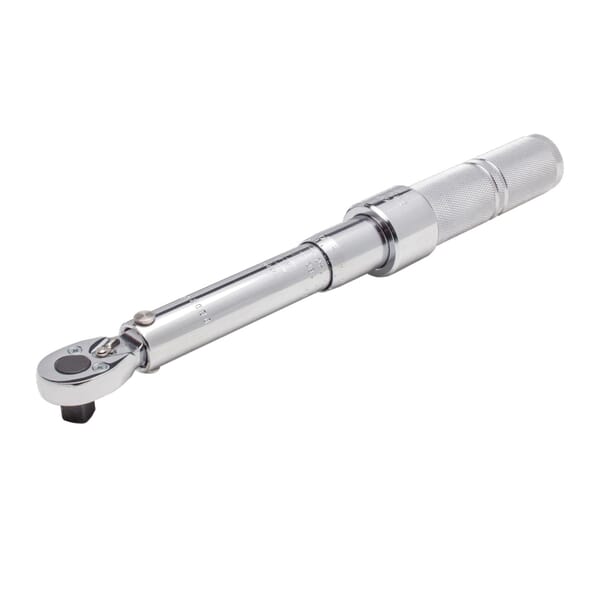 Proto J6064C C Series Micrometer Torque Wrench, 3/8 in Drive, 40 to 200 in-lb, Ratcheting Head, 1 in-lb Graduation, 11-7/8 in OAL, ASME B107.14M