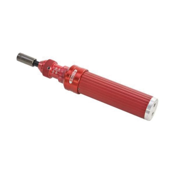 Proto J6106A Torque Screwdriver, 1/4 in Drive, 6-1/2 in OAL, 7 to 36 in-lb, +/-4 % Accuracy, 36 in-lb, ASME B107.14M, Aluminum