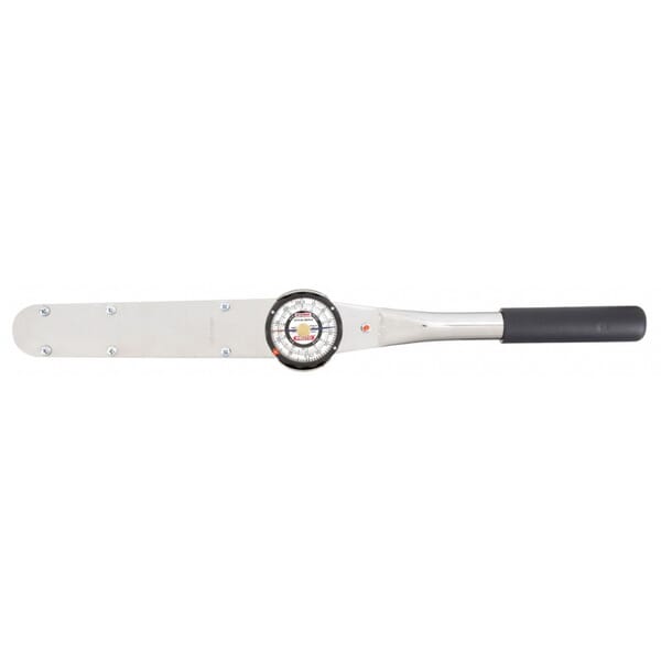 Proto J6121NMF Dual Scale Dial Torque Wrench, 1/2 in Drive, 0 to 250 N-m, Fixed/Ratcheting Head, 21-1/2 in OAL, ASME B107.14M, 5 ft-lb Graduation