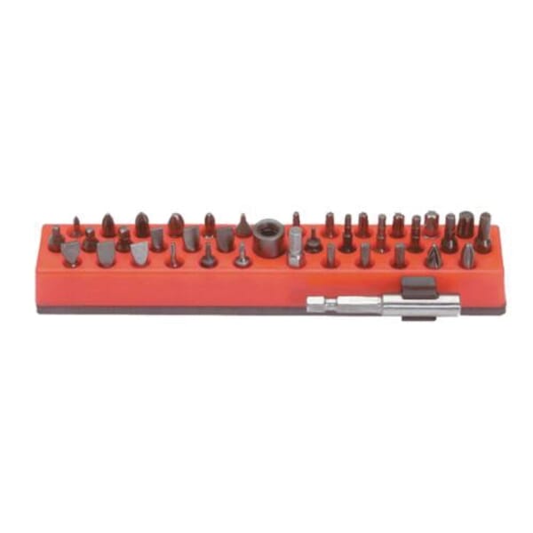 Proto J61906 Insert/Power Bit Set, 38 Pieces, 7 in OAL, Steel, Black Oxide