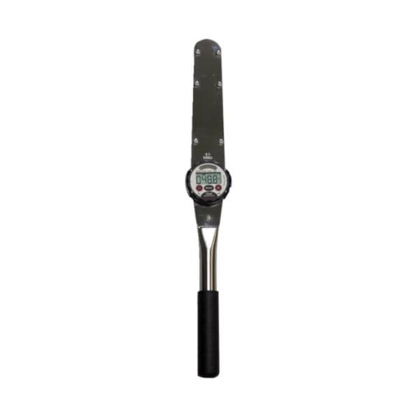 Proto J6346 Electronic Dial Torque Wrench, 1/2 in Drive, 25 to 250 ft-lb, Fixed Head, 1 in-lb Graduation, 22 in OAL, ASME B107.28, ISO 6789