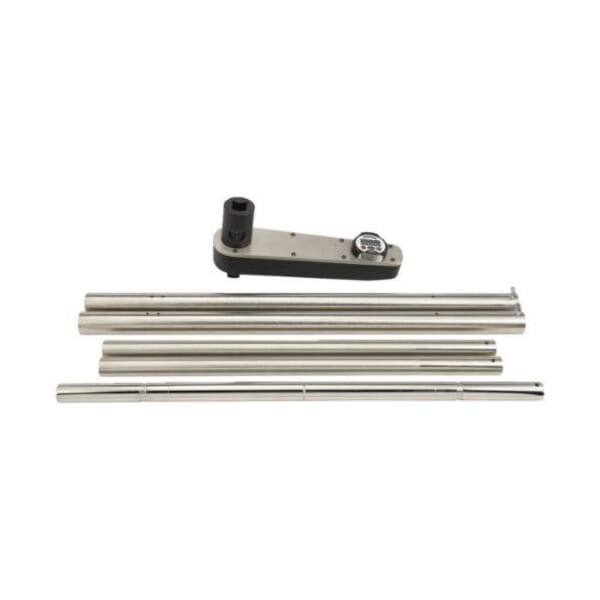 Proto J6349 Electronic Dial Torque Wrench, 1 in Drive, 100 to 1000 ft-lb, Fixed Head, 1 ft-lb Graduation, 77 in OAL, ASME B107.28, ISO 6789
