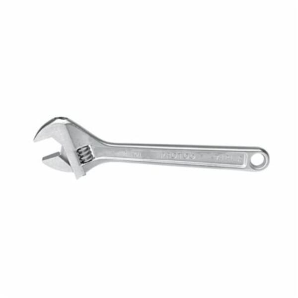 Proto Clik-Stop J706L Non-Insulated Adjustable Wrench, 5/16 in Locking Wrench, Satin, 6 in OAL, Steel Body, ASME B107.8/B107.100, ANSI B107.8M