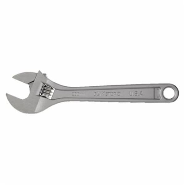 Proto Clik-Stop J708L Adjustable Non-Insulated Wrench, 1-1/8 in Locking Wrench, Satin, 8 in OAL, Steel Body, ASME B107.8/B107.100, ANSI B107.8M