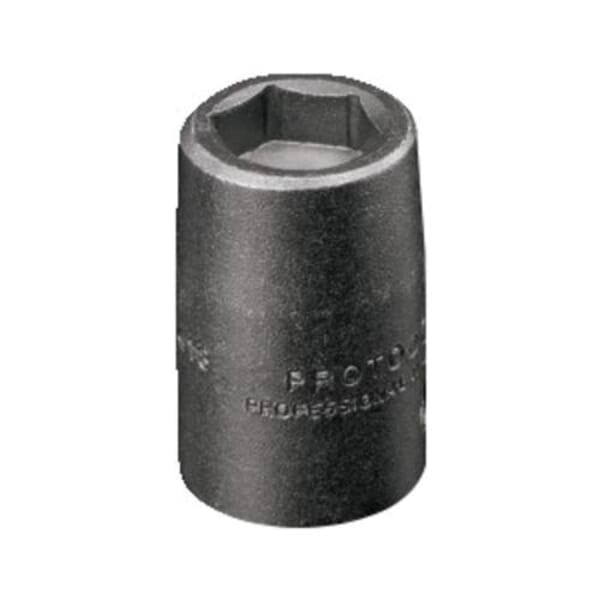Proto ProtoGrip J7207MPF High Strength Magnetic Power Standard Length Socket, Metric, 3/8 in Square Drive, 7 mm