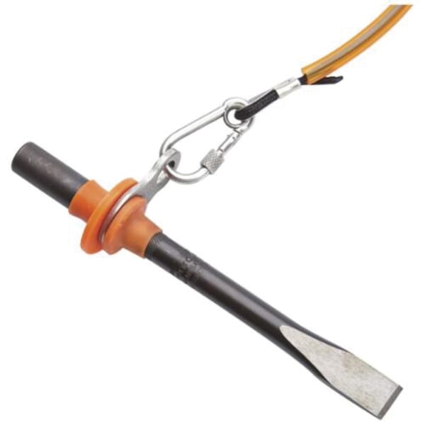Proto J86A1/2S2-TT Tether Ready Cold Chisel, 5/8 in S2 Tool Steel Tip, 6-3/4 in OAL, 5/8 in W Blade