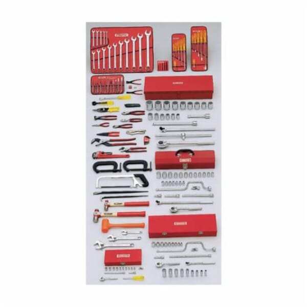Proto Ergonomics J99700 SAE Starter Tool Set, 1/4 in, 3/8 in, 1/2 in, 3/4 in Drive, 164 Pieces