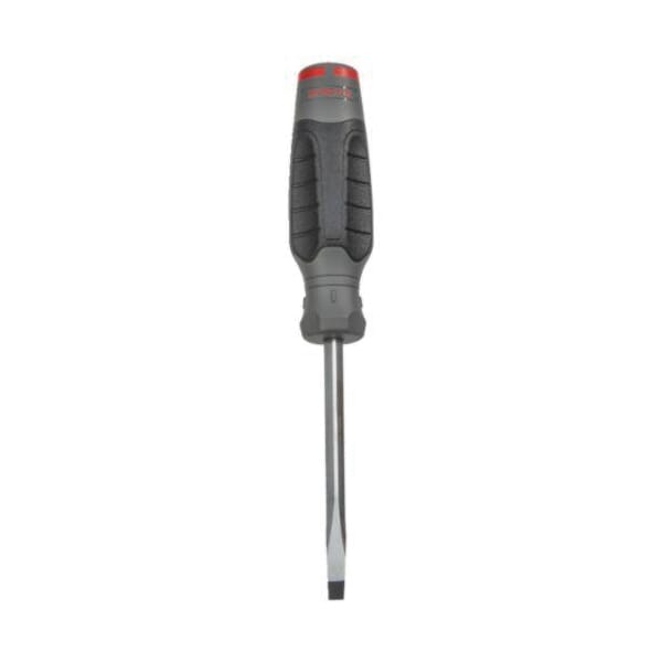 Proto DuraTek JC1410R Screwdriver, 1/4 in Cabinet/Slotted Point, Alloy Steel Shank, 14-1/2 in OAL, Black Oxide/Polished Chrome, ASME B107.15