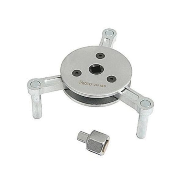 Proto JFF120 Self-Grip Oil Filter Wrench, 4-13/64 in L, For Use With 3-1/8 and 4-3/4 in Oil Filter, Steel