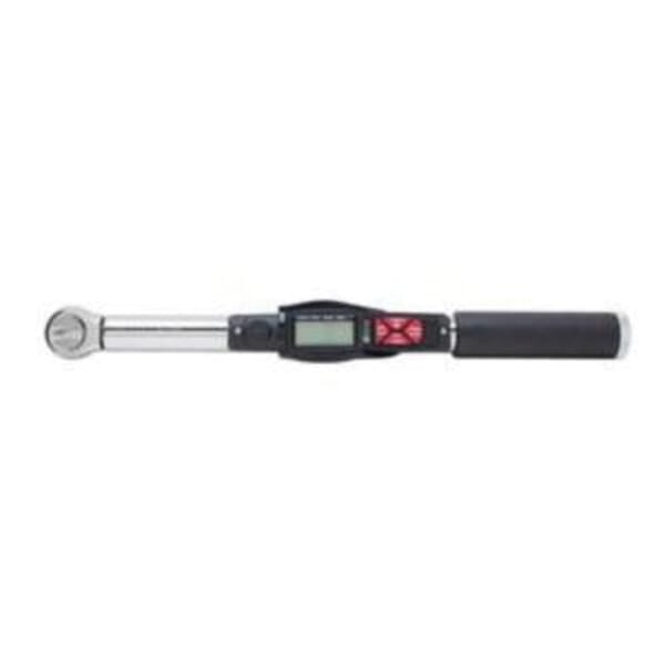 Proto JH4-250RB SAE Electronic Torque Wrench, 1/4 in Drive, 2.1 to 20.8 ft-lb, Fixed/Ratcheting Head, 0.01 ft-lb/0.1 in-lb Graduation, 20-1/2 in OAL, ASME B107.28