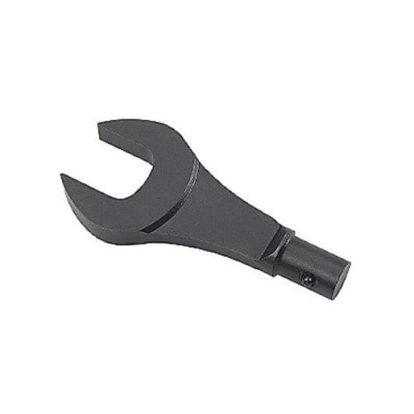 Proto JH5-14 H5-Tang Interchangeable Torque Wrench Head, 5/8 in H x 15/16 in W 15 deg Offset/Open End Head, 7/16 in Drive, 3-21/32 in OAL, 310 in-lb, For Use With JH5-100F, JH5-6006C, JH5-150FPS and JH5-200FPS Torque Wrench Assembly