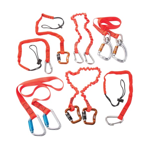 Proto JLANSMPLKIT Lanyard Sample Kit, Elastic Nylon Liner/Steel Hardware