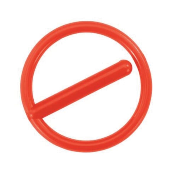 Proto JRR37582 Standard Retaining Ring, 3/8 in Drive, For Use With Impact Socket, Steel, Plastic Coated, Red