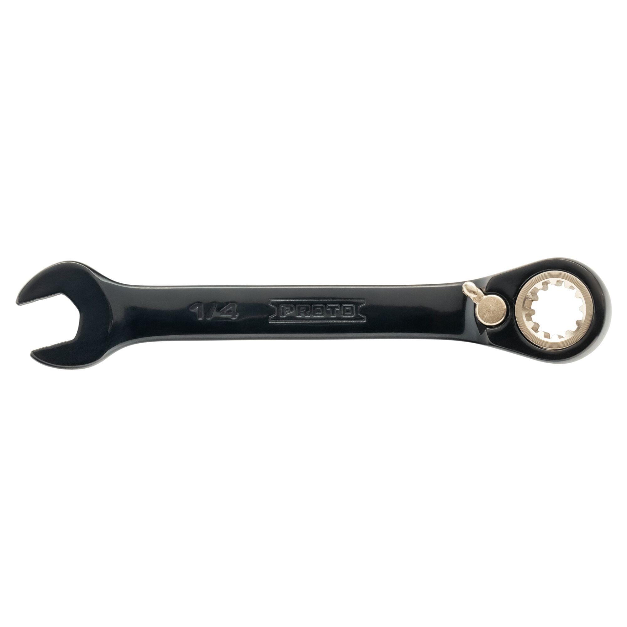 Proto JSCV10S Reversible Spline Stubby Combination Wrench, 5/16 in