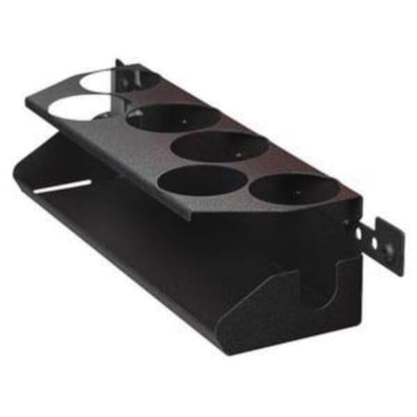 Proto JUC-AERCH Heavy Duty Textured Aerosol Can Holder, Powder Coated, For Use With JUC3743-3SG, JUC1834-5SG-SC and JUC1834-SG-LK Utility Cart, 19-1/2 in L x 5 in W x 4-1/2 in H, Steel, Black