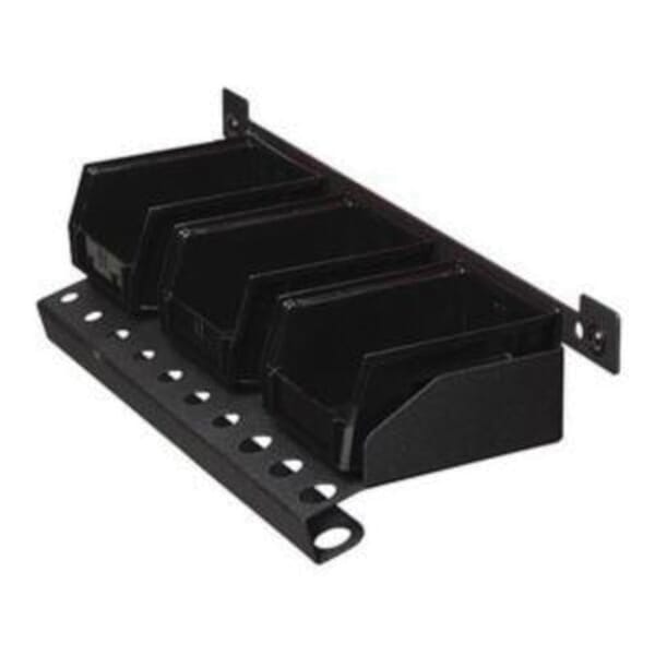 Proto JUC-SCRBH Heavy Duty Textured Screwdriver Parts Bin Holder, Powder Coated, For Use With JUC3743-3SG, JUC1834-5SG-SC and JUC1834-SG-LK Utility Cart, 19-1/2 in L x 6-1/2 in W x 3-1/2 in H, Steel, Black