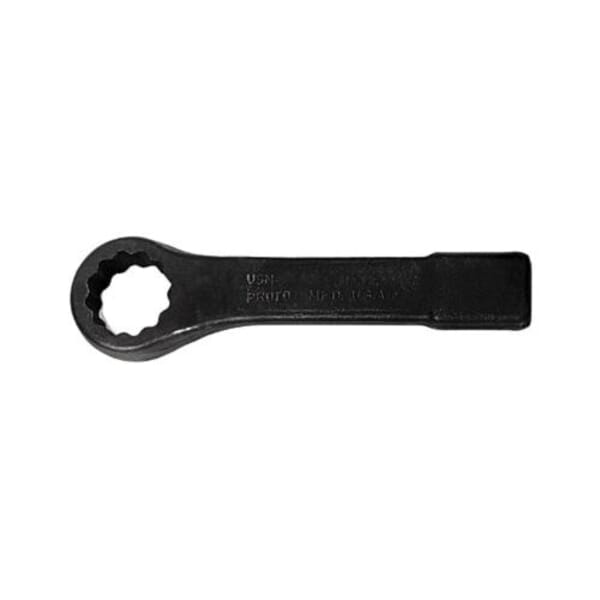 Proto JUSN340 Super Heavy Duty Slugging Wrench, 2-1/2 in Box End Wrench, Federal GGG-W-636E, 12 Points, 1-5/8 in THK Box End, 14-1/2 in OAL, Black Oxide