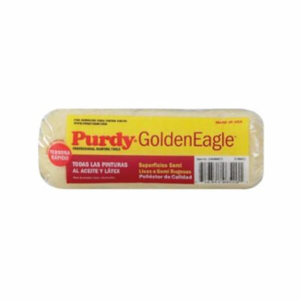 Purdy 140608073 Golden Eagle Roller Cover, 1/2 in Nap, 7 in L, High Density Polyester, Flat/Eggshell/Satin