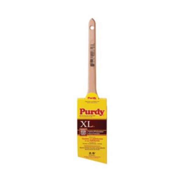Purdy 144080325 XL Dale Angular Trim Brush, 2-11/16 in OAL, 2-1/2 in, Natural Hardwood Handle, Latex, Oil Based