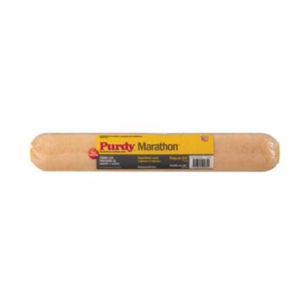 Purdy 144602184 Marathon Roller Cover, 3/4 in Nap, 18 in L, Nylon/Polyester, Smooth to Extra Rough