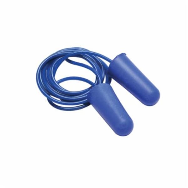 Pyramex DPD1001 Earplugs, 31 dB Noise Reduction, Tapered Shape, ANSI S3.19-1974, Disposable, Corded Design