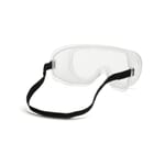 Pyramex G200T Ventless Goggles, H2X Anti-Fog/Scratch-Resistant Clear Lens Polycarbonate Lens, Yes UV Protection, ANSI Z87.1