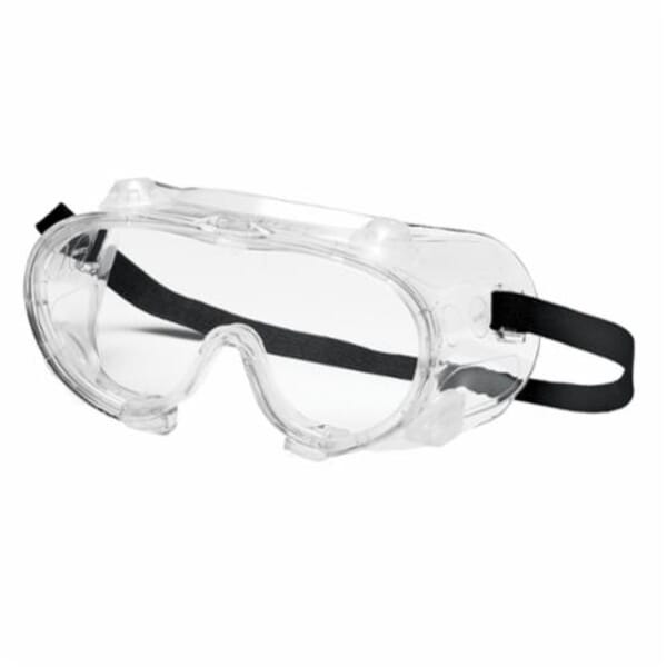 Pyramex Indirect Vent Protective Goggles, 99 % UV Protection, Elastic Strap, ANSI Z87.1-2010