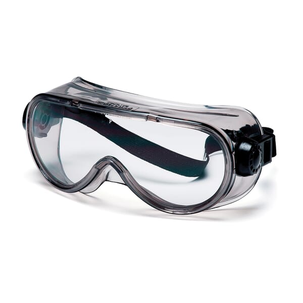 Pyramex G304T Top Shelf Chemical Splash Goggles, H2X Anti-Fog/Scratch-Resistant Clear Lens Polycarbonate Lens, Yes UV Protection, Elastic Strap, ANSI Z87.1, CE EN166 CSA Z94.3