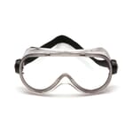 Pyramex G304T Top Shelf Chemical Splash Goggles, H2X Anti-Fog/Scratch-Resistant Clear Lens Polycarbonate Lens, Yes UV Protection, Elastic Strap, ANSI Z87.1, CE EN166 CSA Z94.3