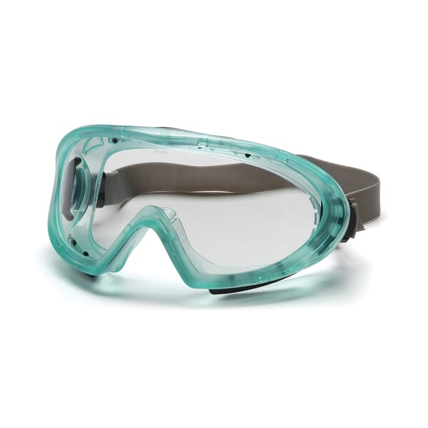 Pyramex GC504TN Capstone 500 Direct/Indirect Safety Goggles, H2X Anti-Fog/Scratch-Resistant Clear Lens Polycarbonate Lens, Yes UV Protection, Neoprene Strap, ANSI Z87.1, CE EN166 CSA Z94.3, AUS NSZ 1337, MIL-PRF 32432