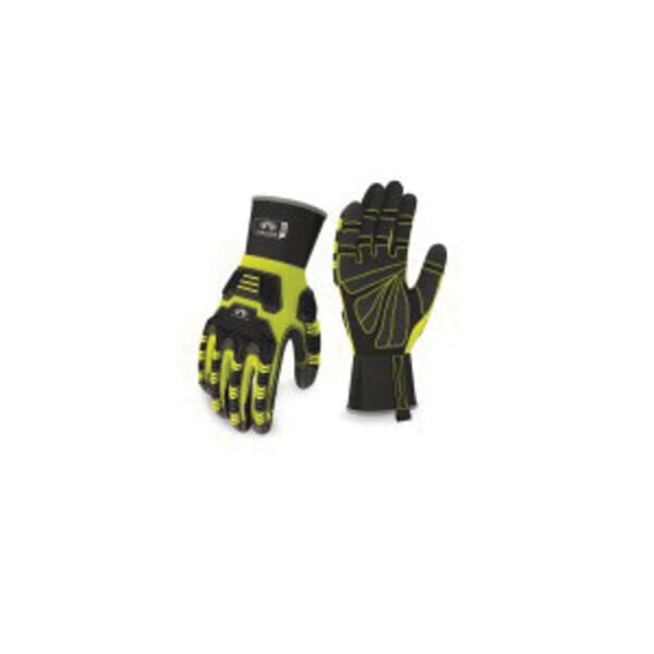 Pyramex Maximum Duty Ultra Impact Work Gloves, L, Neoprene/Spandex/Synthetic Leather, ANSI Cut-Resistance Level: 5