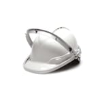 Pyramex HHAA Cap Style Hard Hat Adapter, Aluminum, Silver