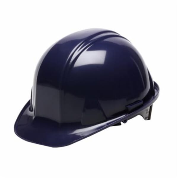 Pyramex SL Series Cap Style Hard Hat, SZ 6-1/2 Fits Mini Hat, SZ 8 Fits Max Hat, HDPE, 4-Point Nylon Suspension, ANSI Electrical Class Rating: Class C, E and G, ANSI Impact Rating: Type I, Ratchet Adjustment