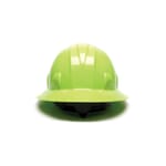 Pyramex HP24131 SL Series Full Brim Wide Brim Style Hard Hat, SZ 6-1/2 Fits Mini Hat, SZ 8 Fits Max Hat, HDPE, 4-Point Suspension, ANSI Electrical Class Rating: Class C, E and G, ANSI Impact Rating: Type I, Ratchet Adjustment