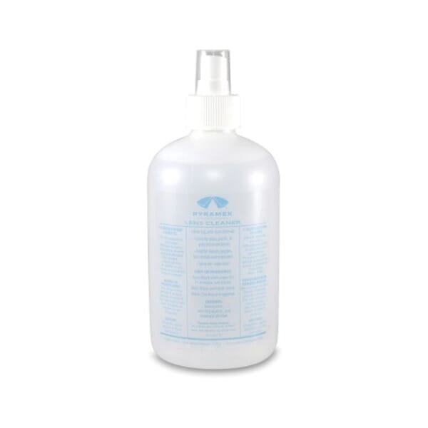 Pyramex LCB16 Replacement Lens Cleaning Solution With Pump, 16 oz Bottle