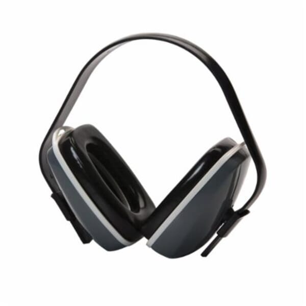 Pyramex PM2010 Earmuffs, 22 dB Noise Reduction, Gray, Over The Head Band Position, ANSI S3.19