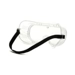 Pyramex PYG201T Perforated Goggles, Anti-Fog/Anti-Scratch Clear Lens Polycarbonate Lens, Yes UV Protection, US ANSI Z87.1, CE EN166