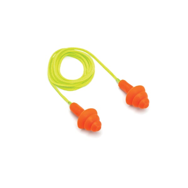 Pyramex RP3001 RP3001 Earplugs, 24 dB Noise Reduction, ANSI S3.19, CE EN-352:2002, Reusable, Corded Design