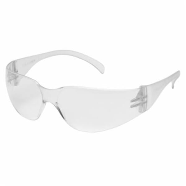 Pyramex S4110S Lightweight Safety Eyewear, Anti-Scratch, Clear Lens, Frameless Frame, Polycarbonate Frame, ANSI P Z87.1, CAN/CSA Z94.3-15, CE EN166, MIL-PRF 32432