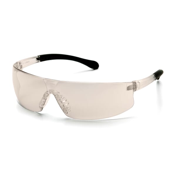 Pyramex S7280ST Lightweight Safety Eyewear, Anti-Fog, Indoor/Outdoor Mirror Lens, Clear, Polycarbonate Frame, ANSI Z87.1, CAN/CSA Z94.3-07