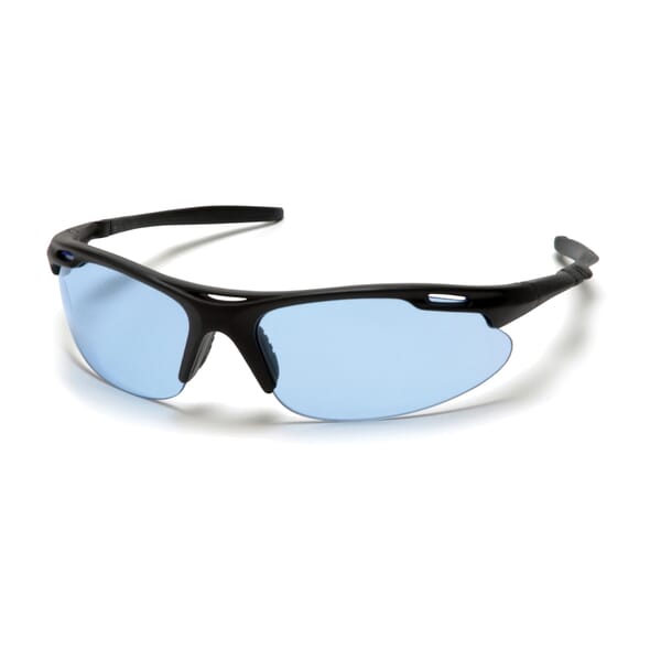 Pyramex Avante Lightweight Safety Eyewear, Anti-Scratch, Vented Frame, Black, Polycarbonate Frame, Polycarbonate Lens, ANSI Z87.1-2010