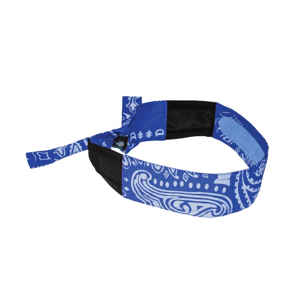 RADWEAR RCS108 Cooling Headband, Universal, Blue Paisley
