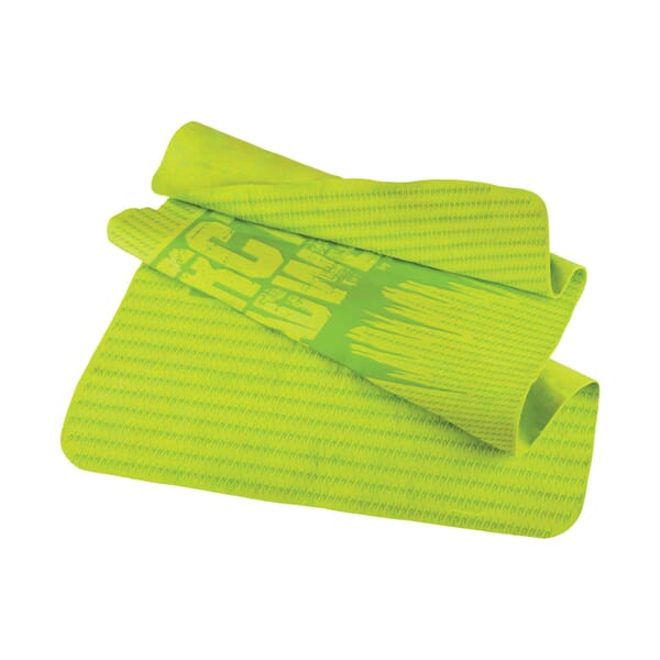RADWEAR RCS11 Cooling Towel, 26 x 17 in, Hi-Viz Lime, Polyvinyl Alcohol