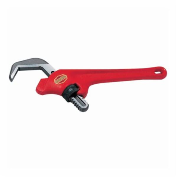 RIDGID 31280 Hex Wrench, 1 to 2 in Pipe, 20 in OAL, Hex Jaw, Cast Iron Handle, Knurled Nut Adjustment