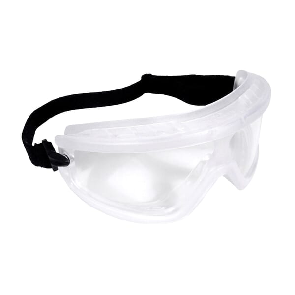 Radians BG1-11 BG1 Indirect Vent Protective Goggles, Anti-Fog Clear Lens Polycarbonate Lens, Yes UV Protection, Elastic Strap, ANSI Z87.1+
