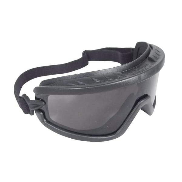 Radians BG1-21 BG1 Indirect Vent Protective Goggles, Anti-Fog Smoke Lens Polycarbonate Lens, Yes UV Protection, Elastic Strap, ANSI Z87.1+